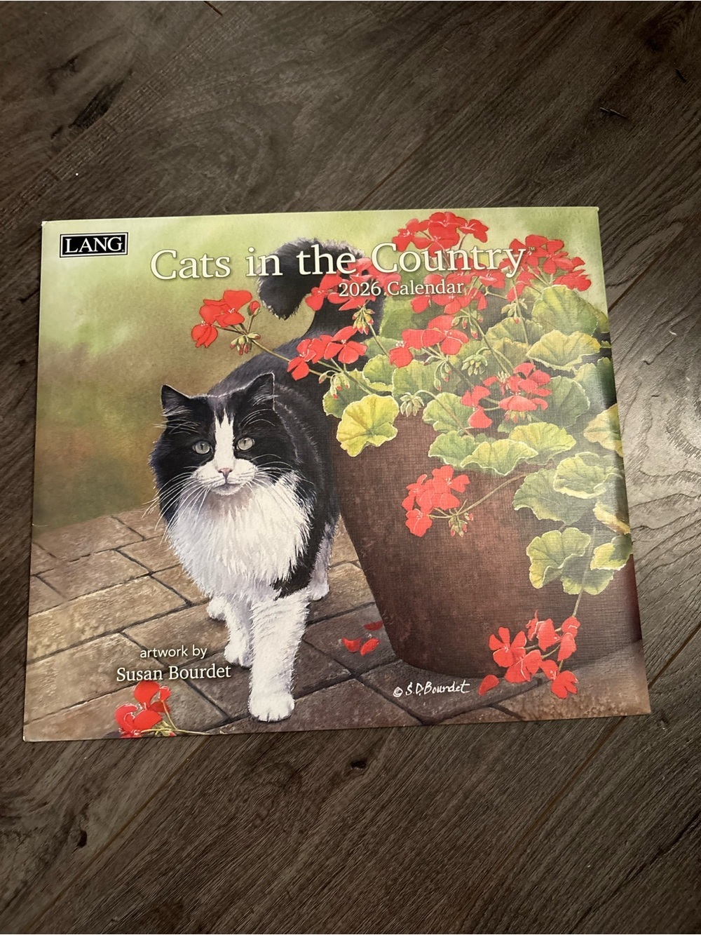 Lang Calender 2026 Cats in the Country Artwork by Susan Bourdet
